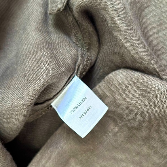 J.Jill 100% Linen Button Front Shirt - Picture 8 of 8